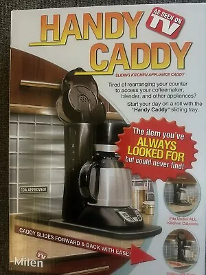 Handy Caddy Countertop Sliding Space Saver For Coffee Maker Blender Toaster • $6.88