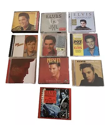 Elvis Lot Of 10 Mixed CDs  • $40