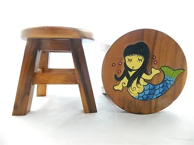Childs Childrens Wooden Stools Hand Made Stool In Assorted Designs • £24.95