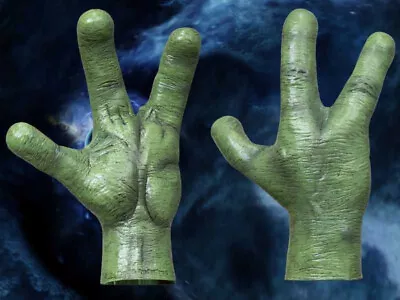 Roswell Alien Hands Space Green Gloves Halloween Costume Creature Monster UFO • $44.99