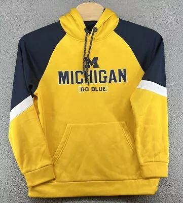 Colosseum Michigan Wolverines Go Blue Sweatshirt Hoodie Men's L SAMPLE NWT RARE • $46.55