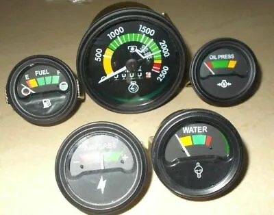 MF Massey Ferguson 265  285 Tractor Tachometer Gauges Kit Temp Oil Fuel Amp • $26.25