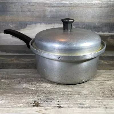 Vita Craft Sauce Pot Pan 1.5 Qt Aluminum With Lid 6 1/2  Diameter 2 3/4  Deep • $20