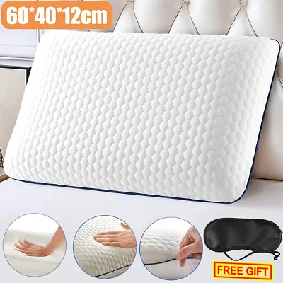 Memory Foam Large Soft Pillow Bounce Back Firm Deluxe Memory Foam Pillows UK • £22.99