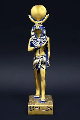 Egyptian Statue Of Ra Harakhte Sun God Crowned With A Solar Disk Made In Egypt • $79