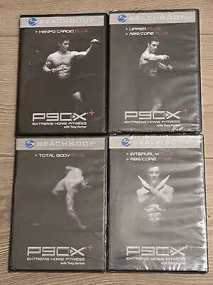 P90X+ Plus Extreme Home Fitness Tony Horton DVD Set Of 4 Beachbody Fitness • $18.99