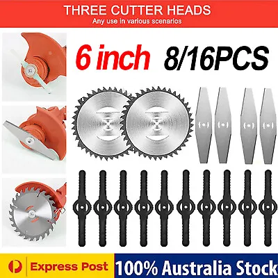 8/16PCS Electric Cordless Lawn Grass String Trimmer Whipper Snipper Spare Blades • $18.99