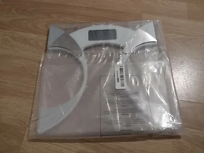 Salter Ultra Slim Glass Analyser Bathroom Scale • £20