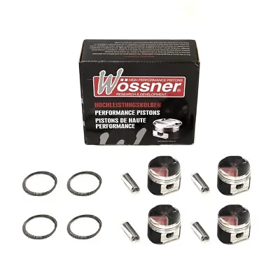 Wossner 86mm Forged Pistons For Vauxhall Opel C20XE 2.0 16v 3 Ring 12.5:1 CR • $965.51