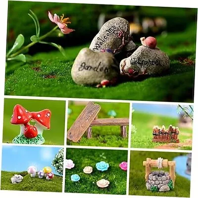 Fairy Garden Accessories Fairies Welcome Garden Kit 48pcs Miniature Fairy  • $33.58