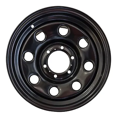 $100.40 • Buy Extreme 4x4 Steel Wheel SOFT8 HOLE 16X7 6/139.7 30P BLACK 106.1cb FIT HILUX DMAX