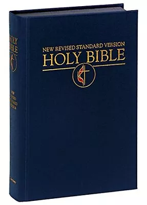 Cokesbury NRSV Pew United Methodist Edition Bible: Cross & Flame Emblem Nav... • $28.78