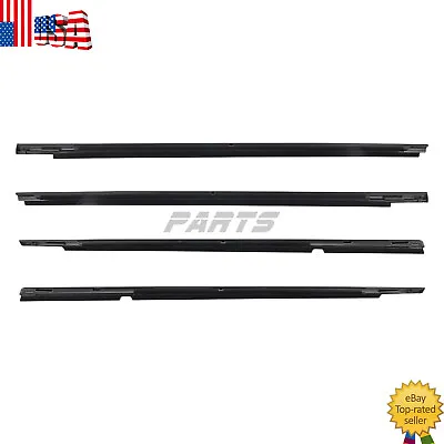 4 Pieces Belt Weather-Strip Set For 2008-2017 MITSUBISHI LANCER 5727A005 • $65.95