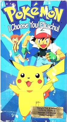 POKEMON I Choose You Pikachu- Animated Catch 'em All VHS Good • $3.99