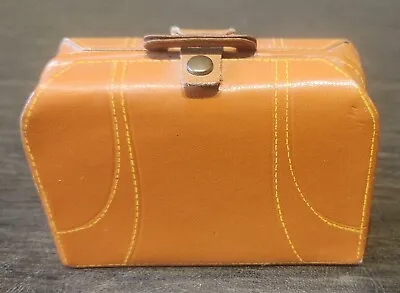 Vtg Miniature Traveling Bar Suitcase Set 'Drink Little That Ye May Drink Long' • $45.95