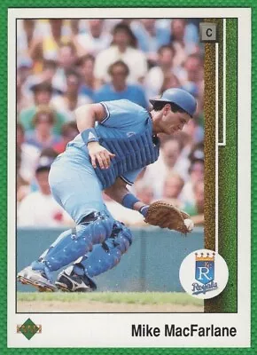 Mike MacFarlane - 1989 Upper Deck #546 - Kansas City Royals Baseball Card • $1.25