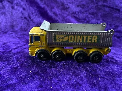 Vintage 1969 Matchbox Model No 51 'Pointer' 8 Wheel Tipper. Playworn. • £1.75