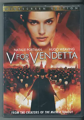 🔥 V For Vendetta (DVD 2005 Natalie Portman Hugo Weaving) 🎥 • $5.64