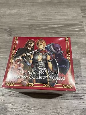 1992 TSR Advanced Dungeons & Dragons AD&D Fantasy Collector Cards Red Box Sealed • $40