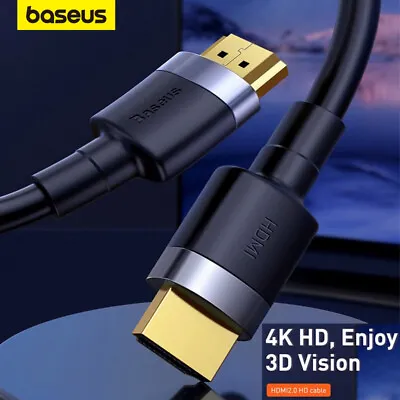 $10.99 • Buy Baseus Premium HDMI To HDMI Cable 2.1 Ultra HD 8K 4K 2160P High Speed Adapter