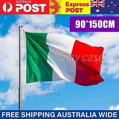 Italy Flag  Large Italia Italian Flag AU Stock Fast Shipping From Melbourne MEL • $5.94