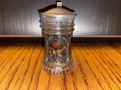 Vintage Miniature German BMF Schnapskruger Glass Lidded Steins *SHOT GLASS SIZE* • $24.99