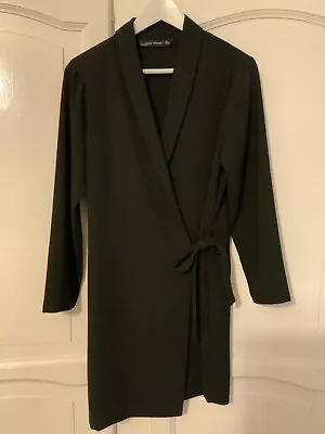 £5 • Buy Zara Black Jacket. Shawl Collar Double Breasted Tie Fastening Black Size L