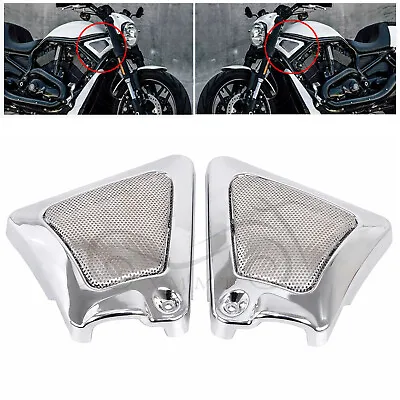 Pair Chrome Motorcycle Air Intake Covers Fit For Harley V-Rod VRSCA 2002-2006 • $24.98