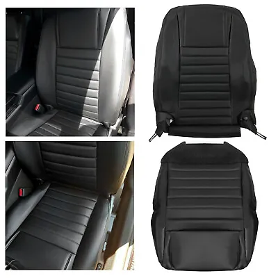 For 2005 2006 2007 2008 2009 Ford Mustang Driver Bottom-Top Black Seat Cover Set • $72.99