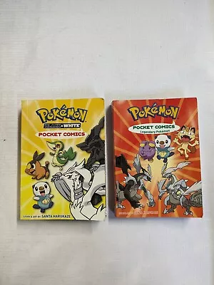 Pokemon Pocket Comics: Legendary Pokemon And Black And White By Santa Harukaze • $30