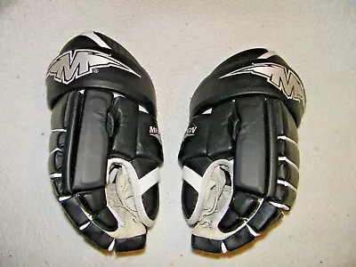 Mission L Pure 7adult Hockey Gloves Size 15 Inch Great Shape Black & White • $119.99