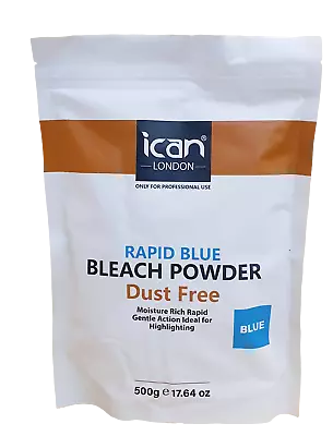 Ican London Rapid Blue Dust Free Hair Bleach Powder 500g ( Resealable Bag) • £8.99