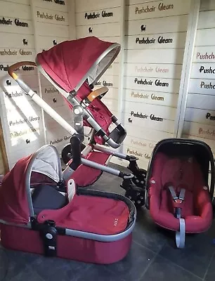 Joolz Pram Full Set. All Add Ons & Adapters. Car Seat Pebble Maxi Cosy + Extras • £300