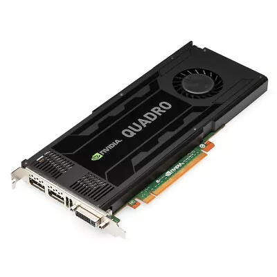 Nvidia Quadro K4000 3GB GDDR5 Video Graphics Card - 2X DISPLAY 1X DVI Ports • £44.99