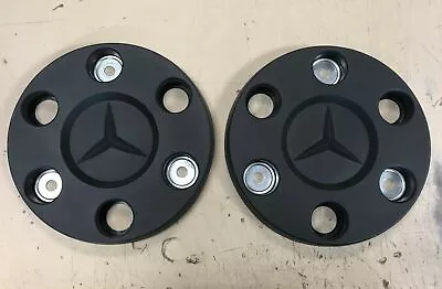 Mercedes Benz Sprinter 3500 Dually OEM 16  6 Lug Black Front Wheel Center Caps • $23.99