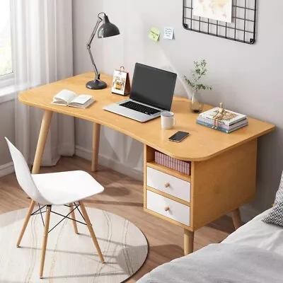 Computer Desk With Storages Gaming Workstation Home Office Laptop Writing Desk • £59.99