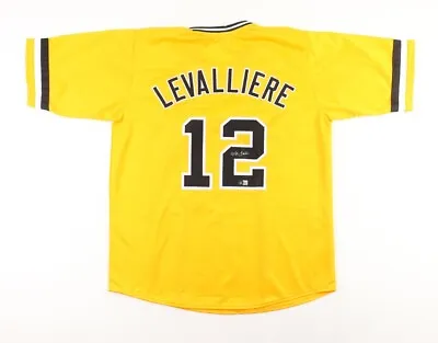 Mike LaValliere Signed Pirates Jersey (Beckett) Pittsburgh Catcher 1987-1993 • $99.95