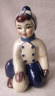 Vintage Ceramic Arts Studio CAS Madison Wisconsin Girl Porcelain Figure 1950's • $38