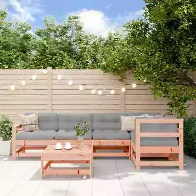 Gecheer 6 Piece Wooden Garden Sofas Set Pallet Furnitures Set Patio Corner I3U5 • £384.22