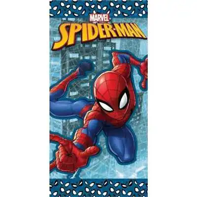 Spider Man Beach Towel Swimming Spiderman  Super Hero Boy Or Girl 100% COTTON • £14.99