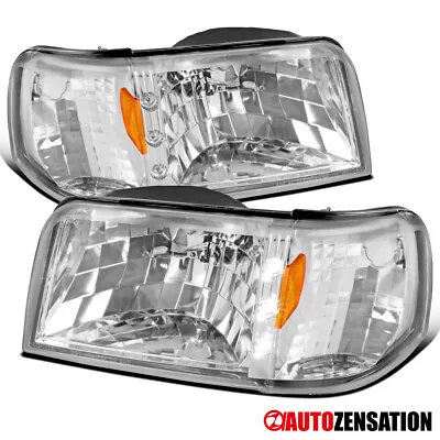 Fit 1993-1997 Ford Ranger 2in1 Style Headlights W/ LED+Corner Signal Lamps 93-97 • $89.09