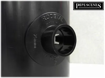 RODETAL Pipe Adaptor Clip In Strap On Boss Alternative For 21.5mm BLACK 110mm • £8.30