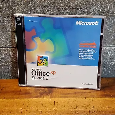 Microsoft Office XP Standard For Students And Teachers  Version 2002 W/Pro. Key • $17.99