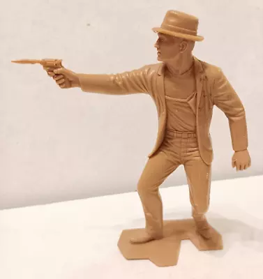 VINTAGE HTF 1960's THE MAN FROM UNCLE BROWN ACTION FIGURE Marx Toy READ DES. • $21.50