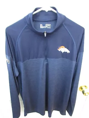 Under Armour Denver Broncos NFL Combine Heat Gear Long Sleeve LARGE Authentic • $18.95