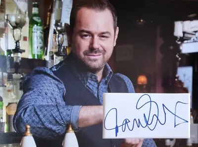 DANNY DYER Signed 16x12 Photo Display EASTENDERS COA • £49.99