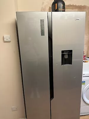 £199 • Buy Fridgemaster MS91521FFS American Fridge Freezer Silver