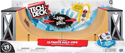 TECH DECK Ultimate 20-Inch Half-Pipe Ramp Playset And Primitive Pro Fingerboard • $49.99