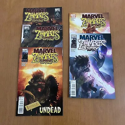 Marvel Zombies Supreme #1-5 Complete Set Full Run Frank Marraffino Marvel Comics • $32.11