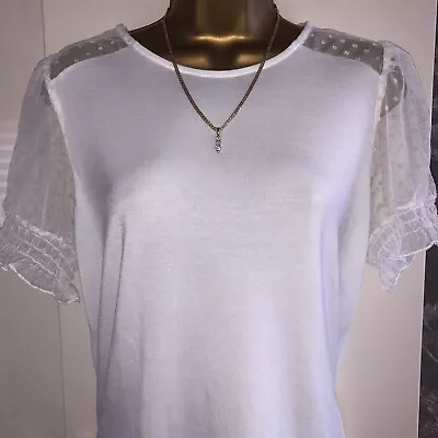 Ladies White Top. Size 16 Petite. Dorothy Perkins. • £5